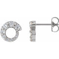 Graduated Circle Earrings
