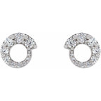 Graduated Circle Earrings - Image 2