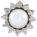 Halo-Style Pearl Pendant