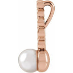 Pearl Bar Pendant - Image 2