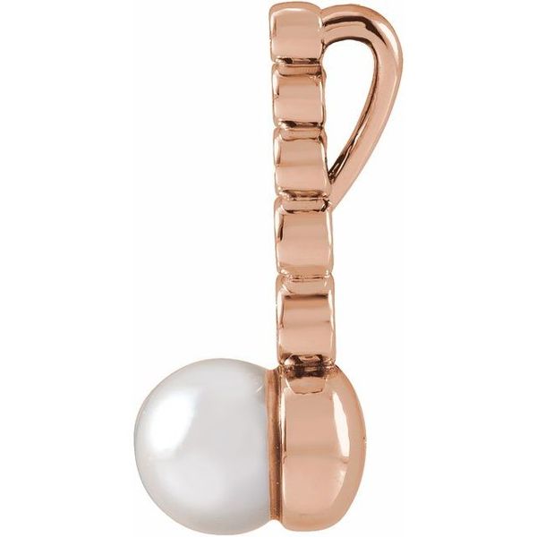 Pearl Bar Pendant - Image 2