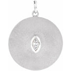 Accented Disc Pendant