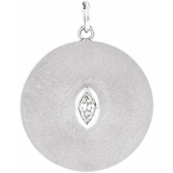 Accented Disc Pendant