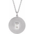 Accented Disc Necklace