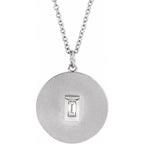 Accented Disc Necklace