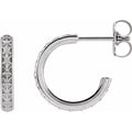 Geometric Hoop Earrings