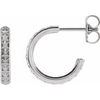 Geometric Hoop Earrings