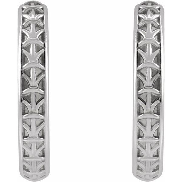 Geometric Hoop Earrings - Image 2