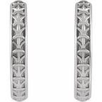 Geometric Hoop Earrings - Image 2