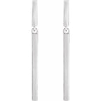 Articulated Bar Earrings - Image 2