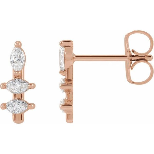 Marquise Bar Earrings