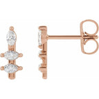 Marquise Bar Earrings