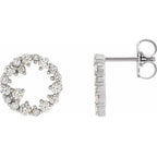 Accented Circle Earrings