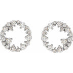 Accented Circle Earrings - Image 2