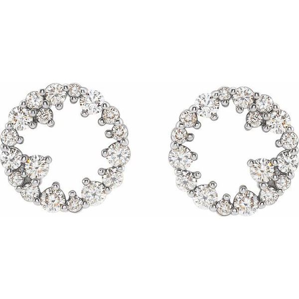 Accented Circle Earrings - Image 2