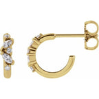 Accented Huggie Earrings