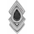 Bezel-Set Geometric Pendant