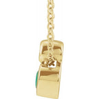 Bezel-Set Necklace or Slide Pendant - Image 2