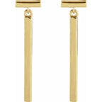 Articulated Bar Earrings - Image 2