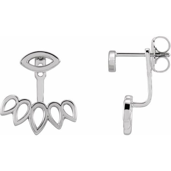 Geometric Stud Earrings & Ear Jackets