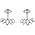 Geometric Stud Earrings & Ear Jackets - Image 2
