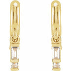 Fringe Hoop Earrings - Image 2