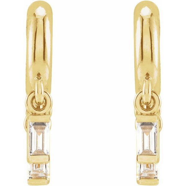 Fringe Hoop Earrings - Image 2
