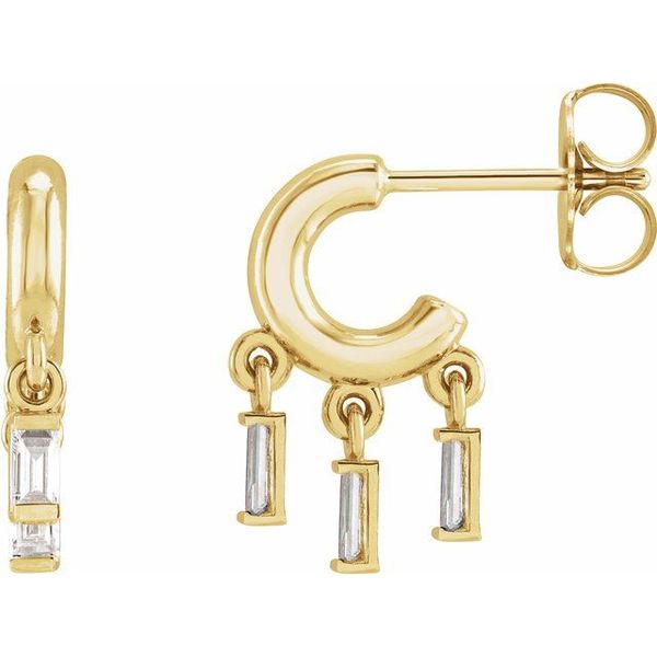 Fringe Hoop Earrings