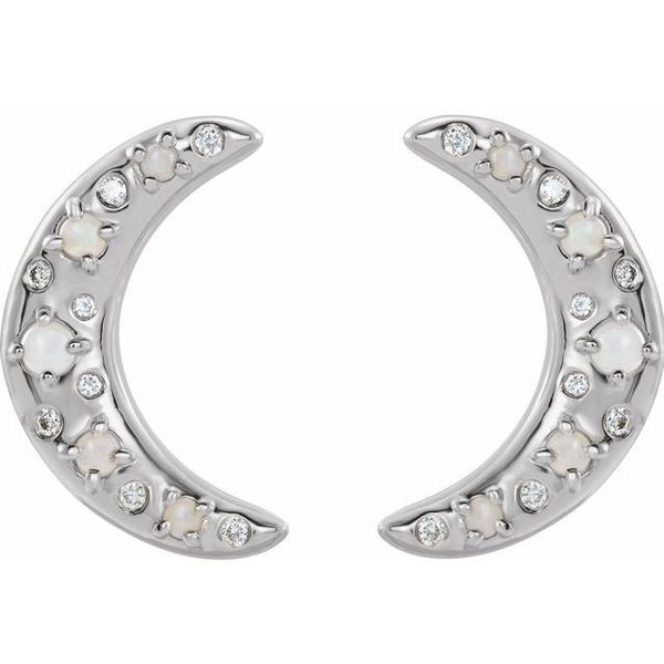Crescent Moon Earrings - Image 2