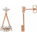 Geometric Cluster Earrings