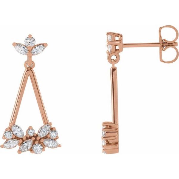 Geometric Cluster Earrings
