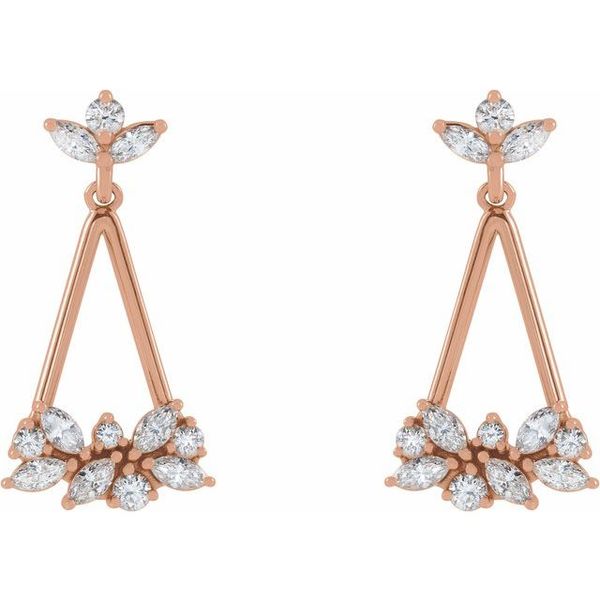 Geometric Cluster Earrings - Image 2