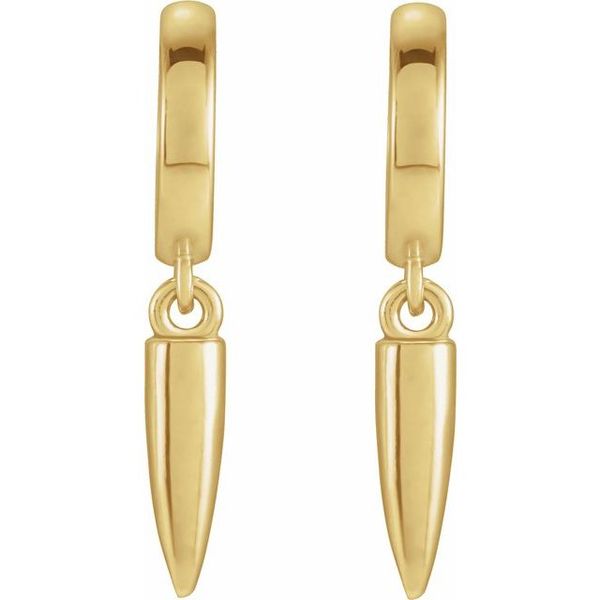 Spike Hoop Earrings - Image 2