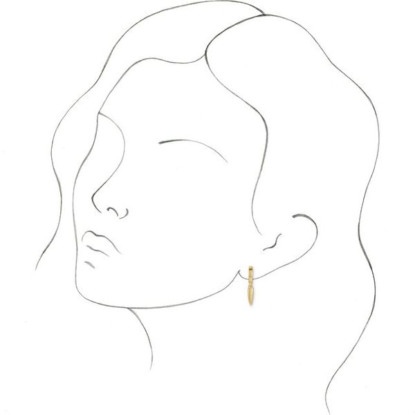 Spike Hoop Earrings - Image 3