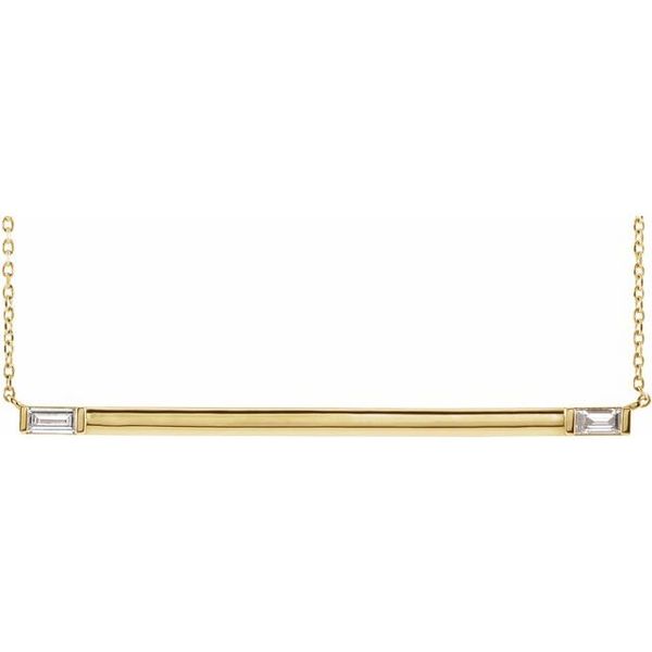 Baguette Bar Necklace