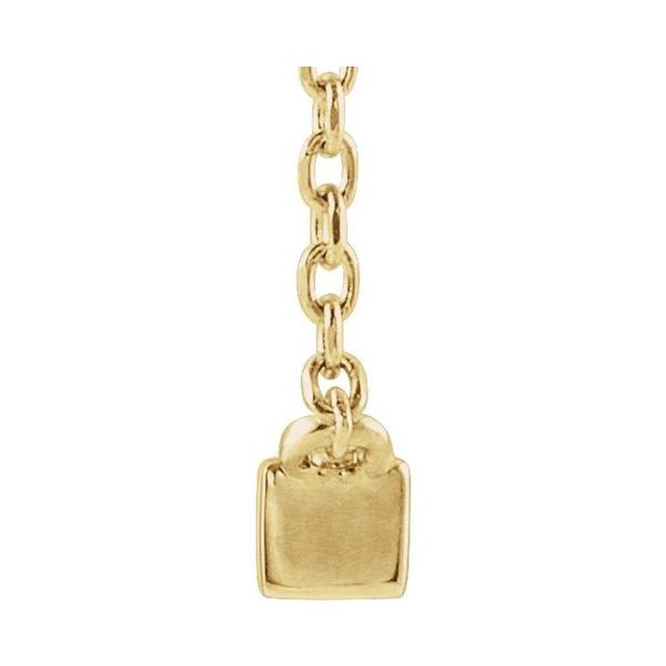 Baguette Bar Necklace - Image 2