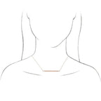 Baguette Bar Necklace - Image 3