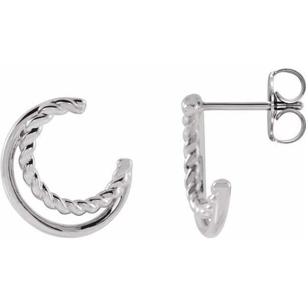 Front Facing Hoop Earrings