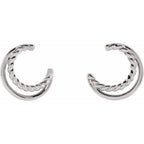 Front Facing Hoop Earrings - Image 2