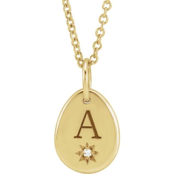 Engravable Accented Necklace - Image 4