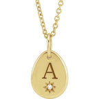 Engravable Accented Necklace - Image 4