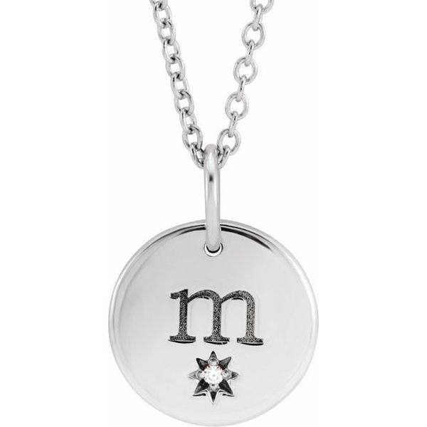 Engravable Accented Necklace - Image 4