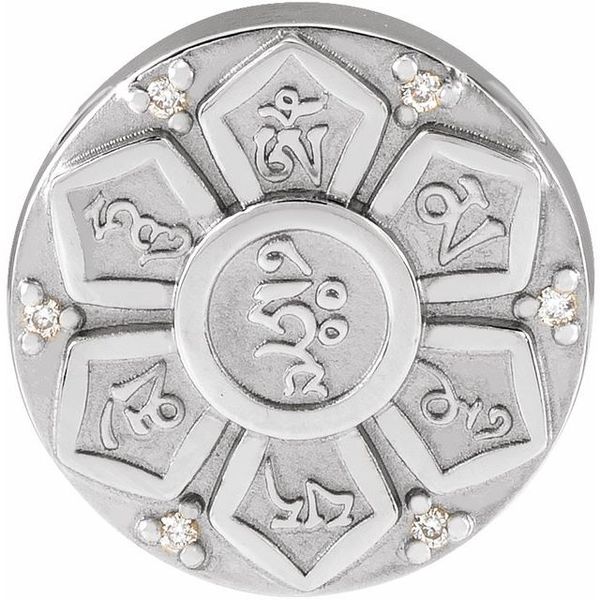 Accented Mantra Pendant