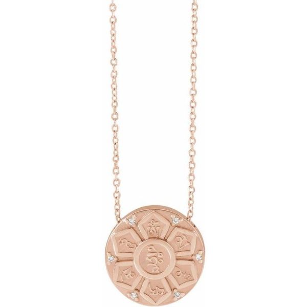 Accented Mantra Necklace