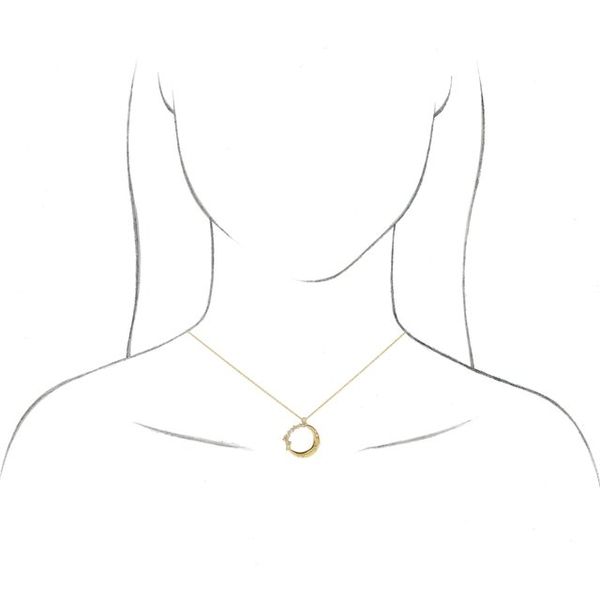 Crescent Moon Necklace - Image 3