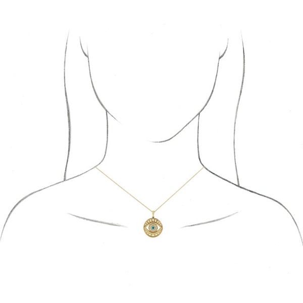 Accented Evil Eye Pendant - Image 3