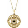 Accented Evil Eye Necklace