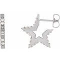 Star Hoop Earrings