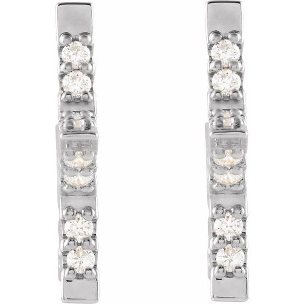 Star Hoop Earrings - Image 2