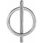 Negative Space Circle Pendant